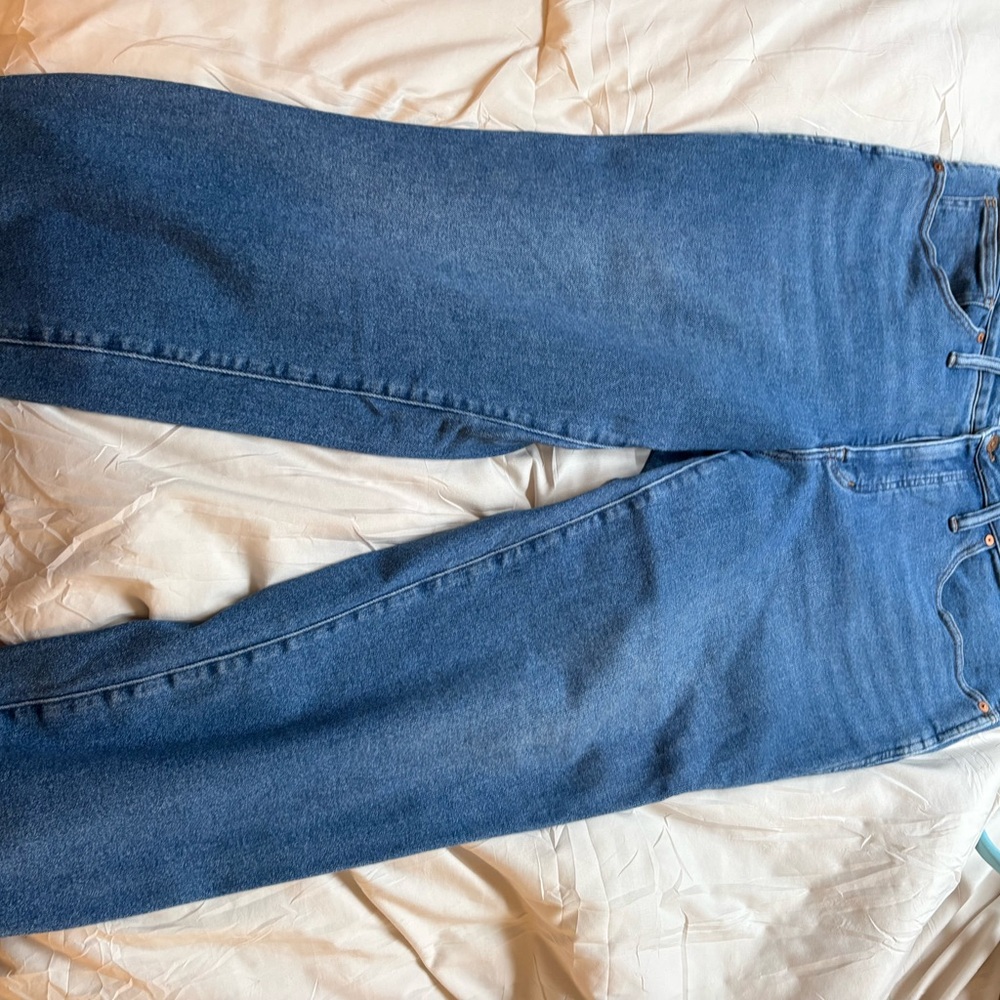 Madewell Women's curvy stove pipe jeans